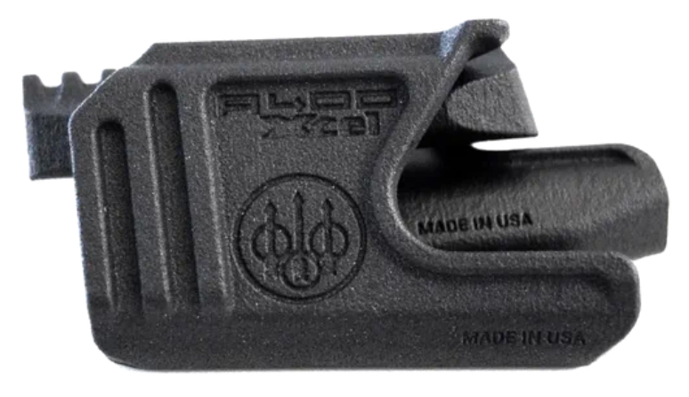 Black Glock magazine loader tool