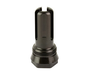 Black cylindrical metal component with threaded base