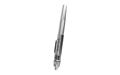 Metal dental handpiece tool on white background