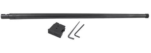 Rifle barrel with magazine and hex keys