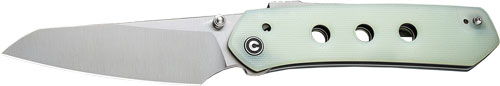 Mint green handled folding pocket knife