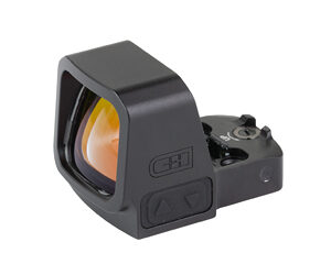 Compact black reflex red dot sight optic