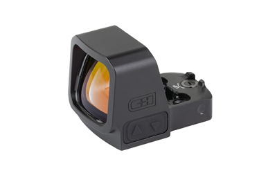 Compact black reflex red dot sight optic
