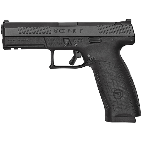 Black CZ P-10 F semi-automatic pistol