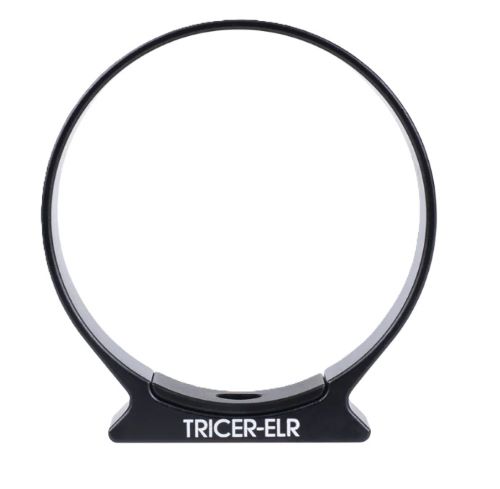 Black circular TRICER-ELR ring accessory on base