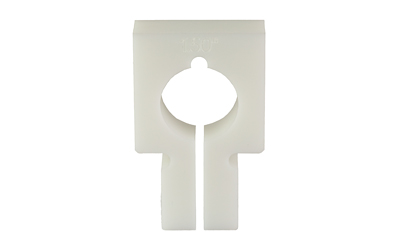 Minimalist white human figure icon on gray background