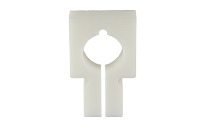 Minimalist female restroom symbol on gray background