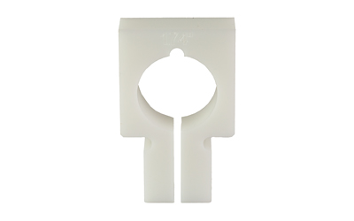 Minimalist white human-shaped wall sign