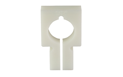 Minimalist beige wall panel with oval emblem