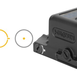 Holosun red dot sight with reticle options