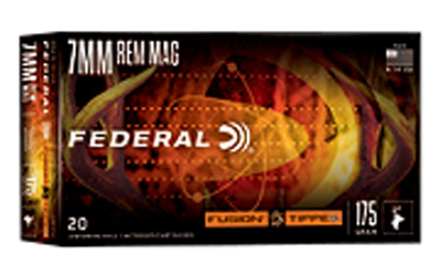 Federal 7mm Rem Mag ammunition box