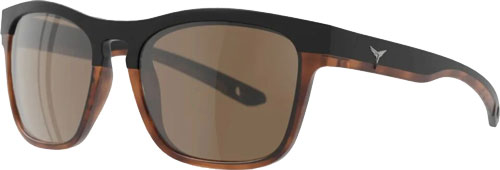Brown tortoiseshell sunglasses with square lenses