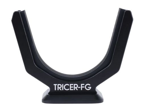 Black U-shaped stand labeled TRICER-FG
