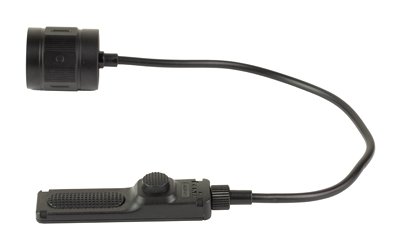 Tactical flashlight remote pressure switch with cable
