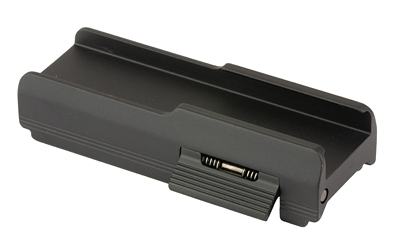 Black rechargeable battery pack with spring contacts