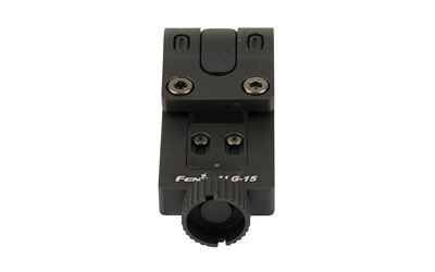Black metal Fenix ALG-15 flashlight mount