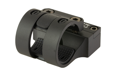 Black dual-ring rifle scope mount