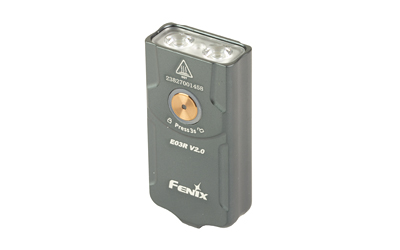Gray Fenix E03R V2.0 keychain flashlight