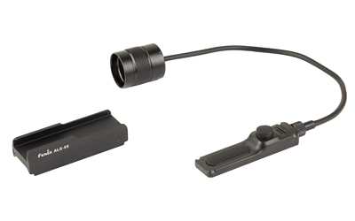 Tactical flashlight remote pressure switch and mount