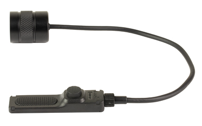 Tactical flashlight remote pressure switch with cable