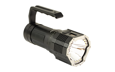 Heavy-duty industrial flashlight with top handle