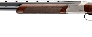 Side view of double-barrel shotgun