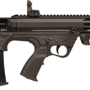 Black bullpup-style shotgun with detachable magazine