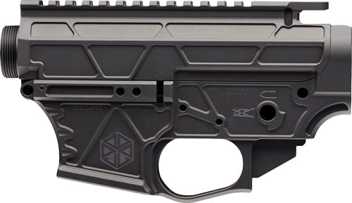 Black AR-15 style receiver set