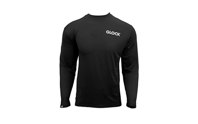 Black long-sleeve Glock logo shirt