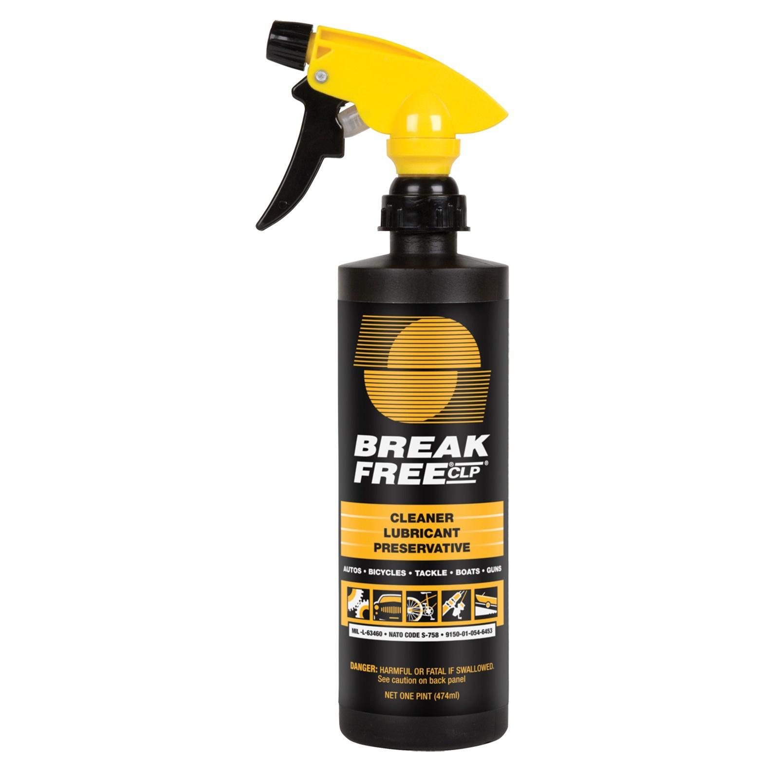 Break Free CLP cleaner lubricant spray bottle