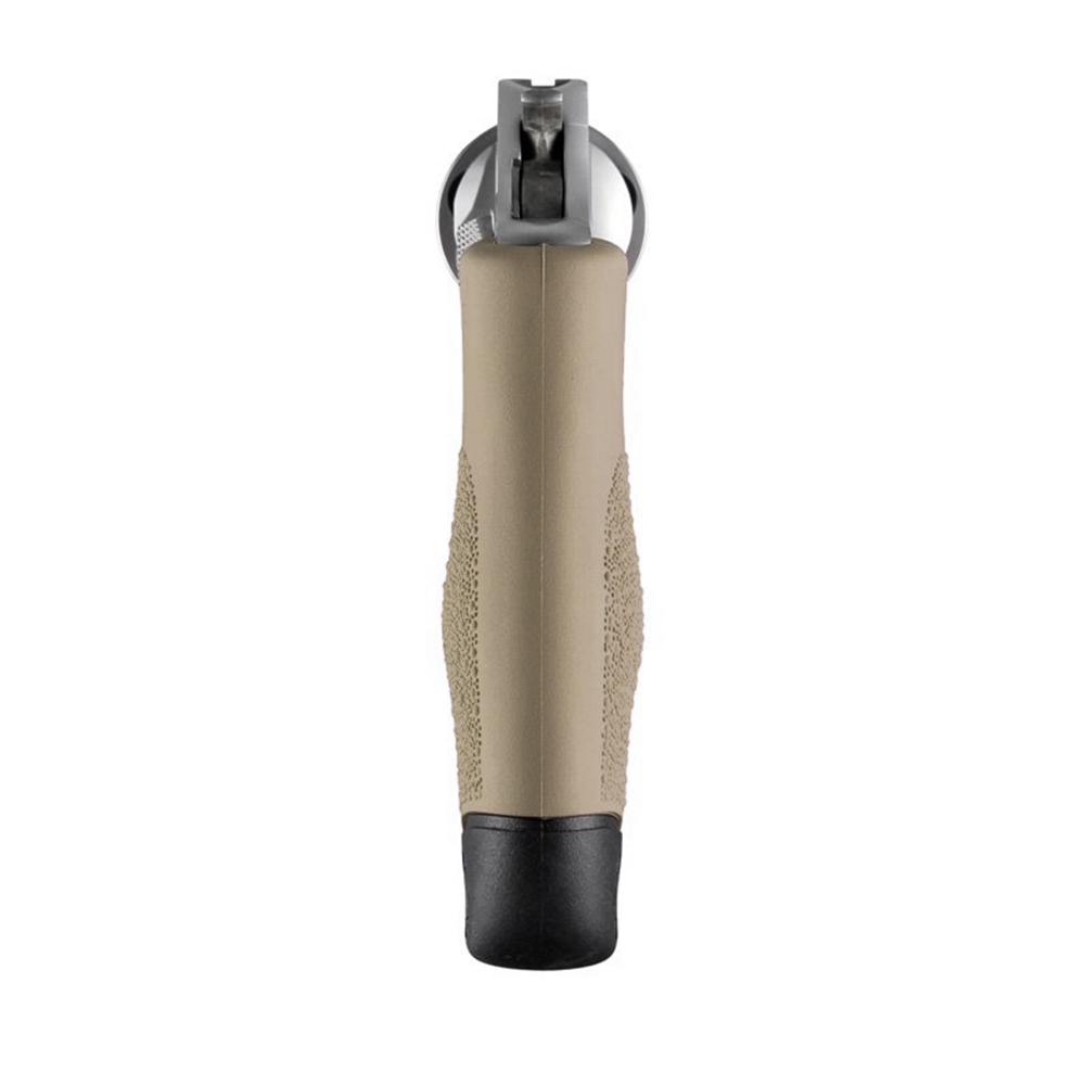 Tan handgun grip with lanyard loop