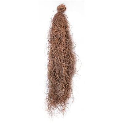 Bundle of dried roots tied at top