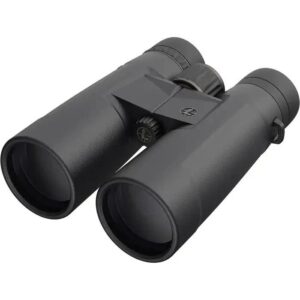 Black binoculars isolated on white background