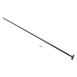 Long black T-handle metal rod tool