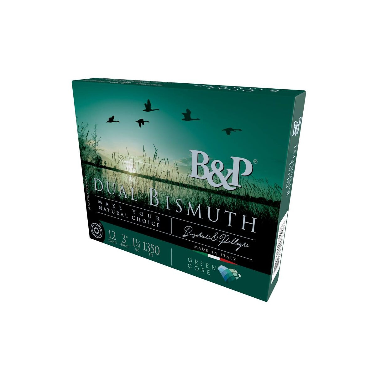B&P Dual Bismuth shotgun shells box