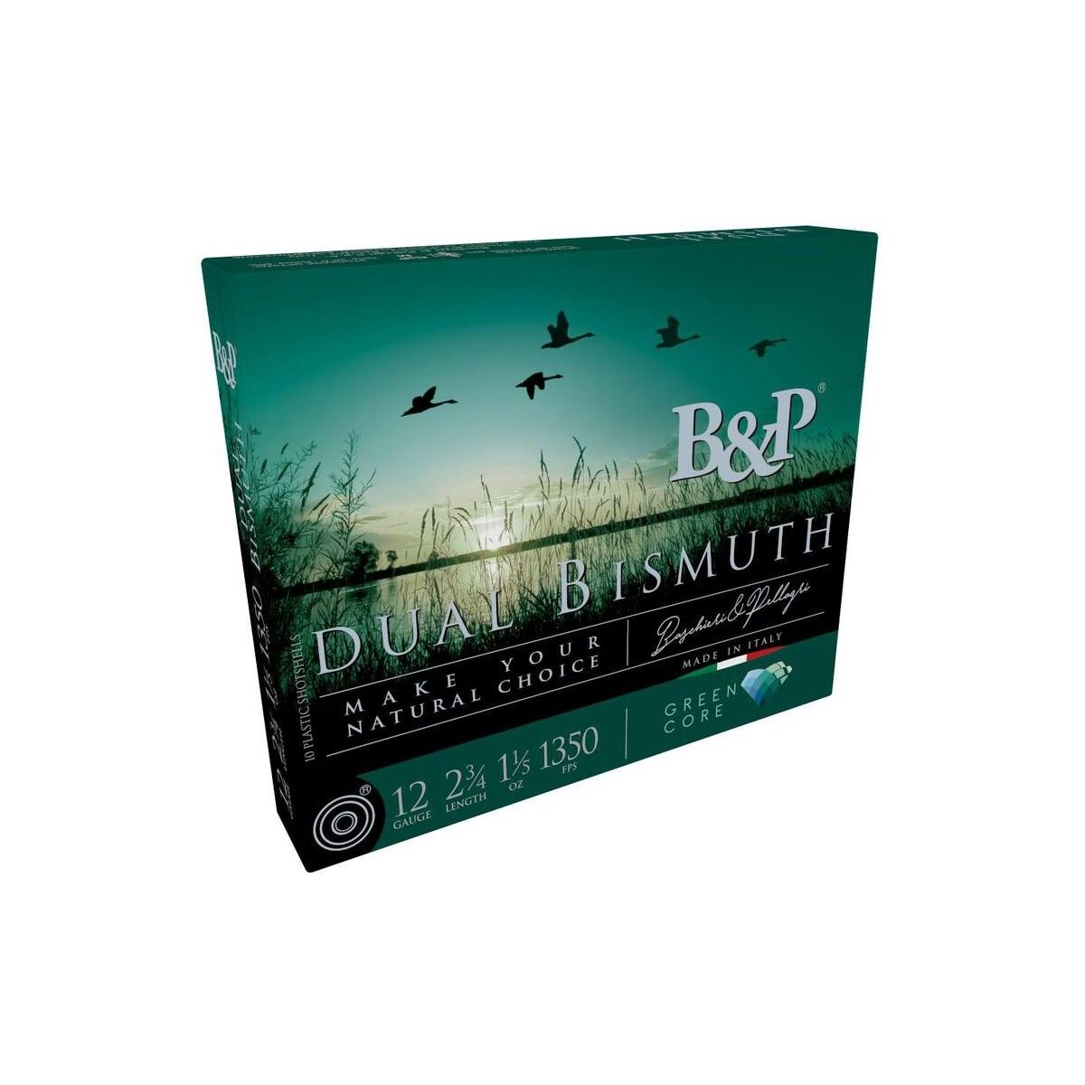 B&P Dual Bismuth shotgun shells box