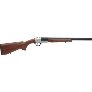 Wood-stock shotgun isolated on white background