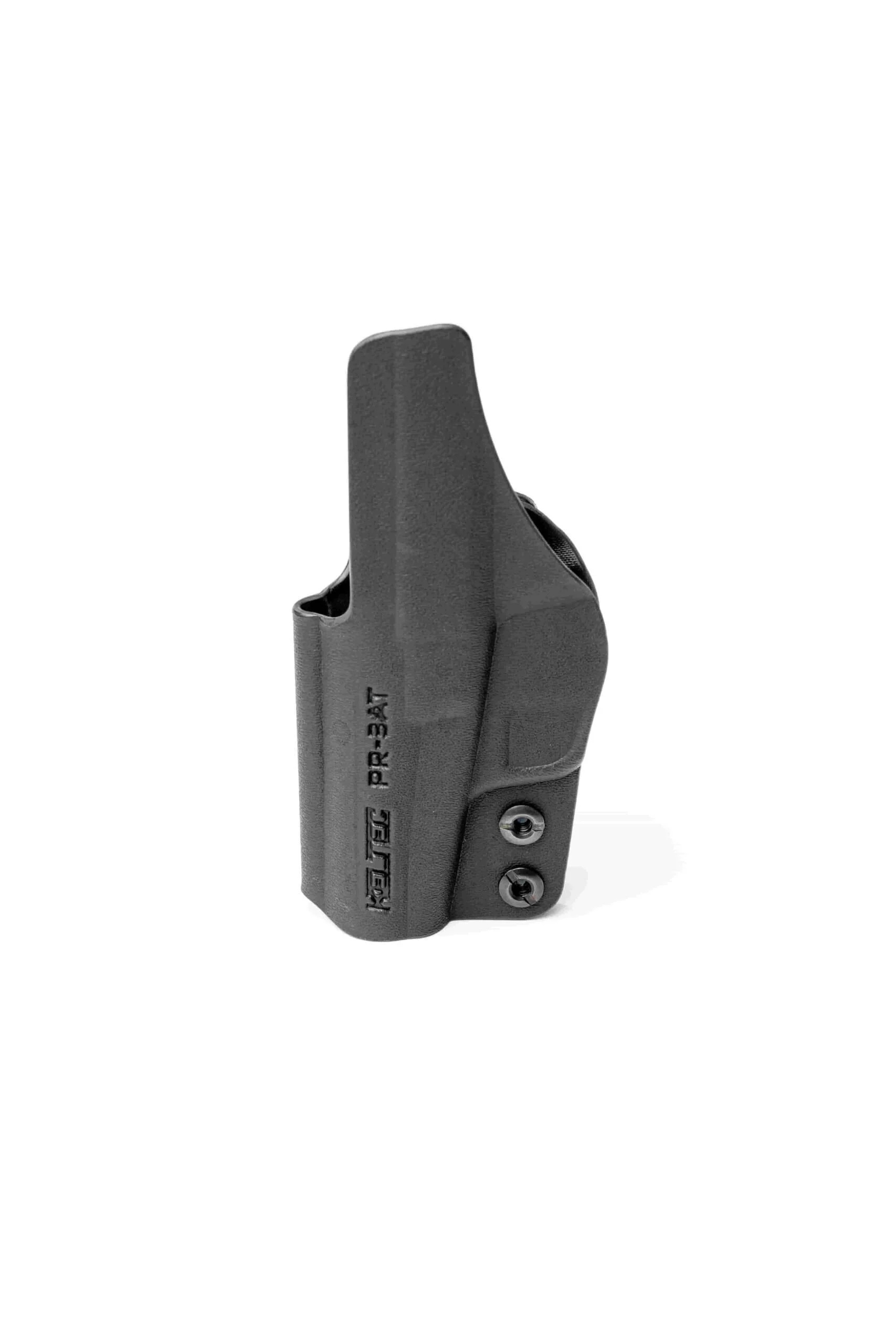 Black Kydex concealed carry handgun holster