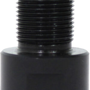 Black plastic threaded pipe adapter fitting
