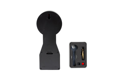 Black handheld electronic device with tool kit
