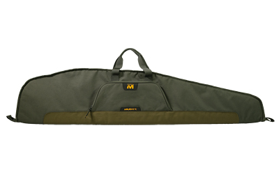 Green soft rifle case with handles and zipper
