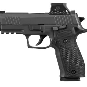 Sig Sauer P226 handgun with red dot sight