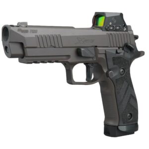 Sig Sauer P226 pistol with red dot sight