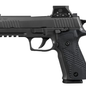 SIG Sauer P226 pistol with red dot sight
