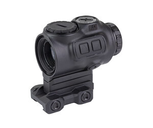 Compact black tactical red dot sight optic