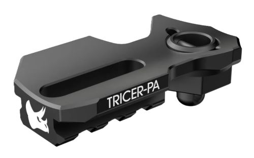 Black TRICER-PA metal rifle mount accessory