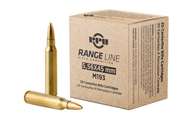 5.56mm rifle cartridges and ammo box