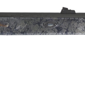 Marble-finish muzzleloader rifle with long barrel