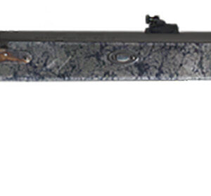 Marble-stock muzzleloader rifle with scope attached