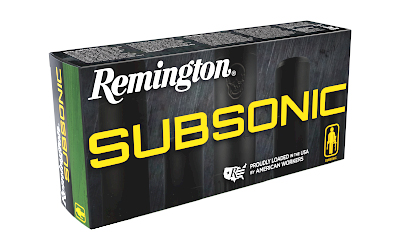 Remington Subsonic ammunition box packaging